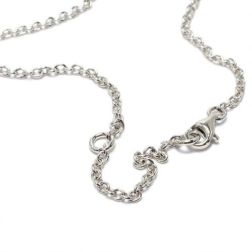 Flat-Band Diamond Star Necklace - Silver