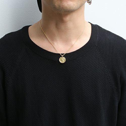 Vintage Mercury Coin Necklace - Gold