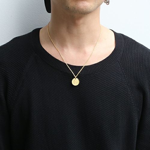 Vintage Mercury Coin Necklace - Gold