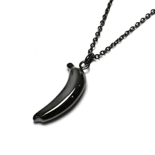 "Sonna Banana" Necklace M - Black