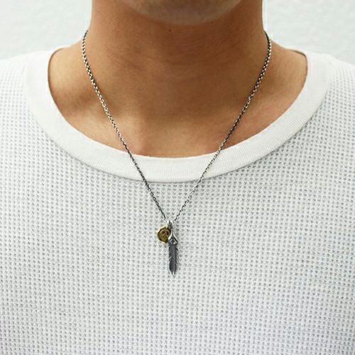 PEACEPROJECT Feather Necklace S
