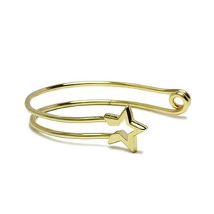 Star & Safety Pin Bangle