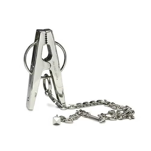 Anarchy Clothespin Glove Holder -Metal (Brass)/Keychain