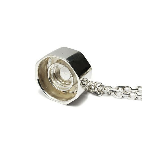 Lip Cap Necklace - Blue
