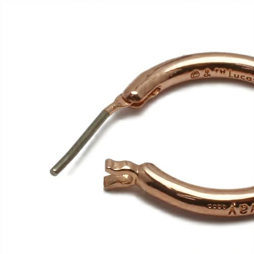 星球大战™介绍信息耳环 - 粉金（单只）