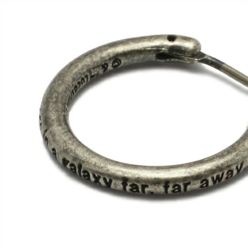 星際大戰™介紹資訊耳環 - 銀色（煙燻色）（單隻）