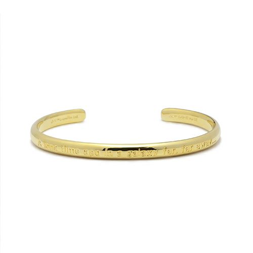 Star Wars™ Introduction Message Bangle - Gold