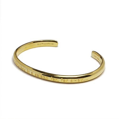 Star Wars™ Introduction Message Bangle - Gold