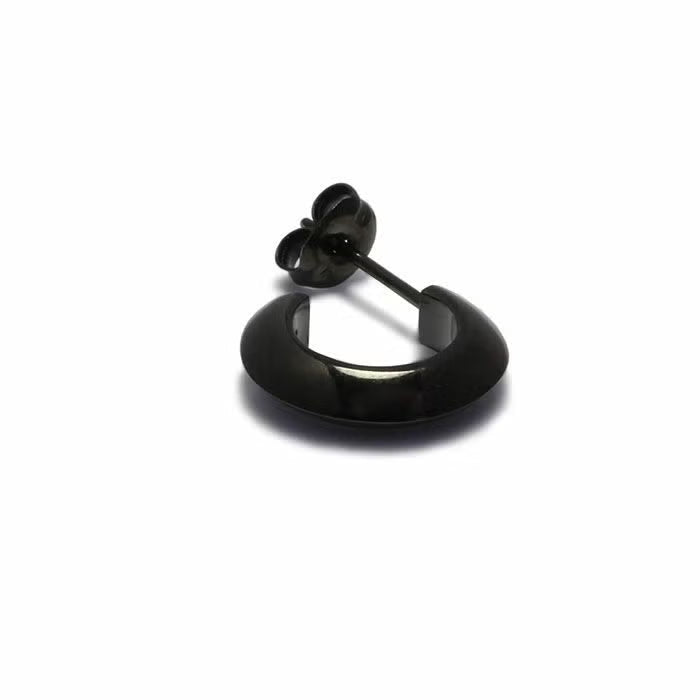 Blood Type A Earring (NEWTYPE) - Black / Single Ear