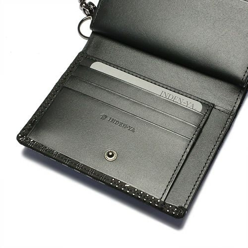 Inden - Inden-ya Birthstone Bifold Wallet/Clasp Bill Wallet, Yamanashi, Camouflage Pattern / Medium Wallet