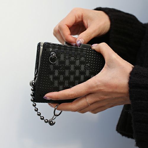 Inden - Inden-ya Birthstone Bifold Wallet/Clasp Bill Wallet, Yamanashi, Camouflage Pattern / Medium Wallet