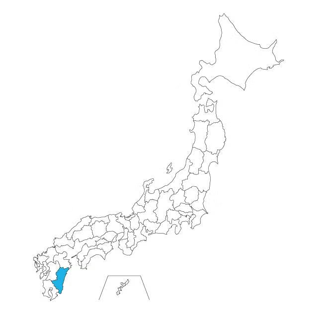 Japan Map Necklace - 47 Prefectures