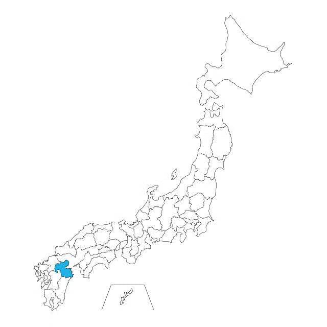 Japan Map Necklace - 47 Prefectures