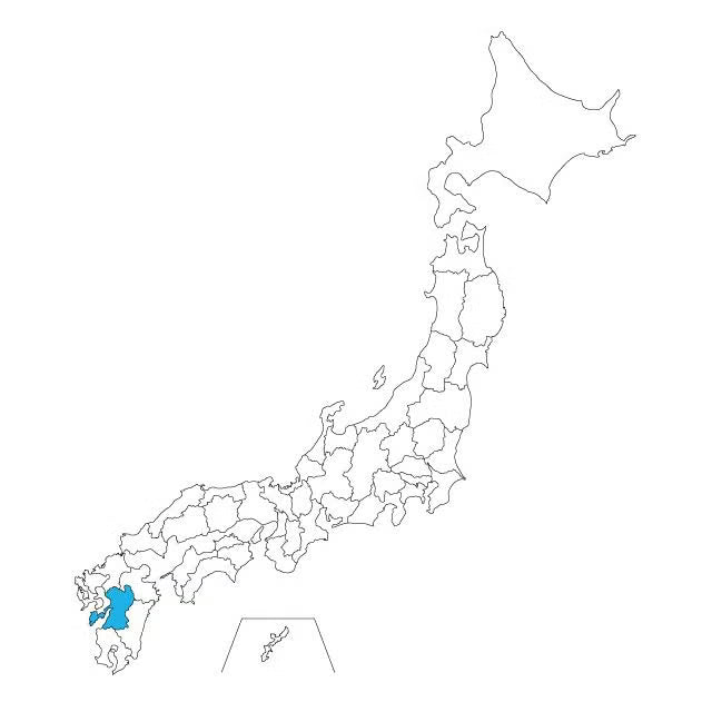 Japan Map Necklace - 47 Prefectures