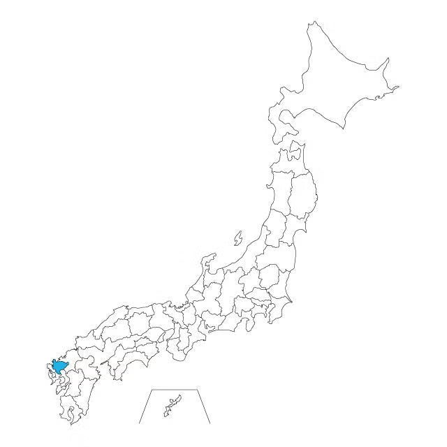 Japan Map Necklace - 47 Prefectures