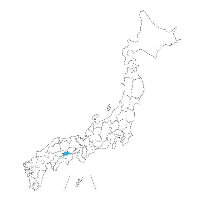 Japan Map Necklace - 47 Prefectures