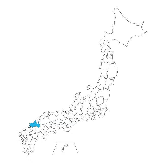 Japan Map Necklace - 47 Prefectures