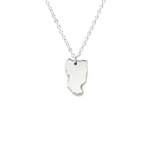 Japan Map Necklace - 47 Prefectures