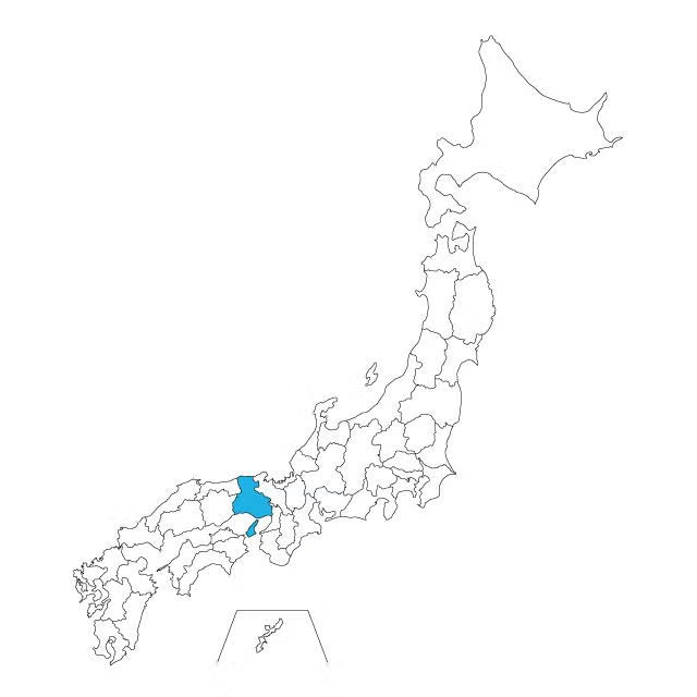 Japan Map Necklace - 47 Prefectures