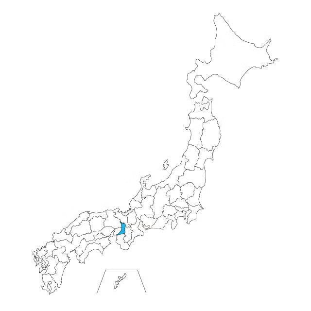 Japan Map Necklace - 47 Prefectures