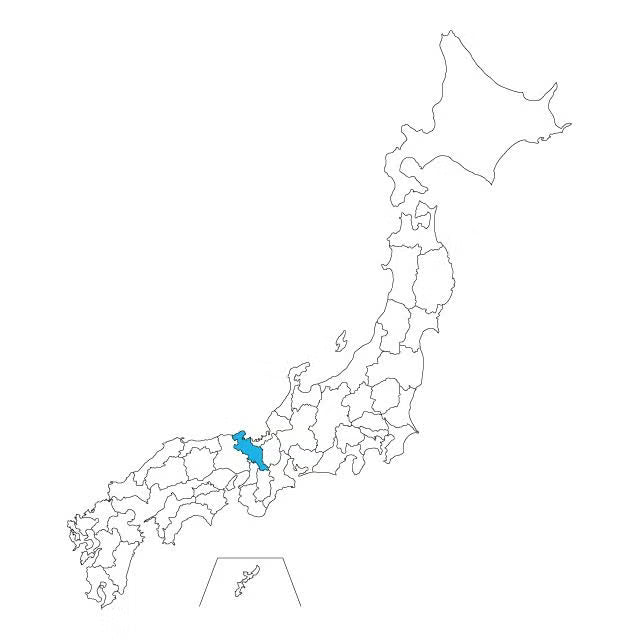 Japan Map Necklace - 47 Prefectures