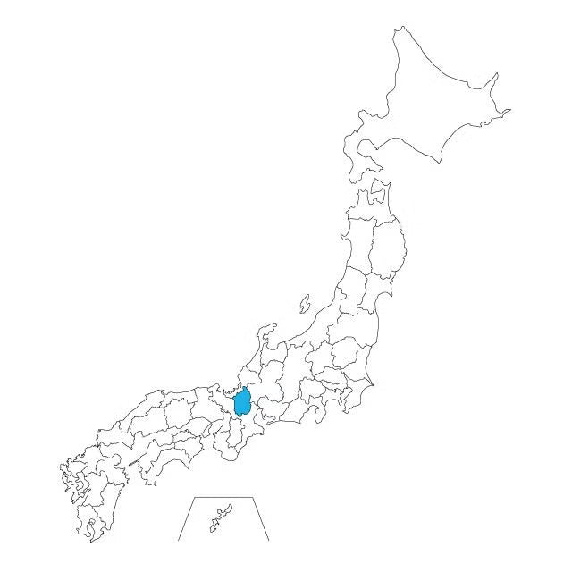 Japan Map Necklace - 47 Prefectures
