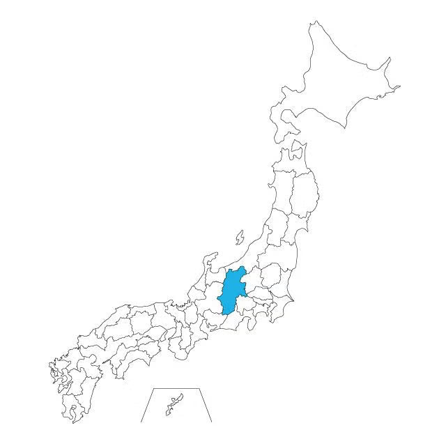 Japan Map Necklace - 47 Prefectures