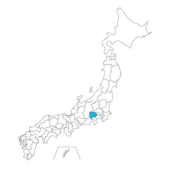 Japan Map Necklace - 47 Prefectures