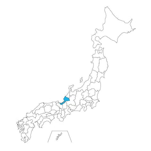 Japan Map Necklace - 47 Prefectures