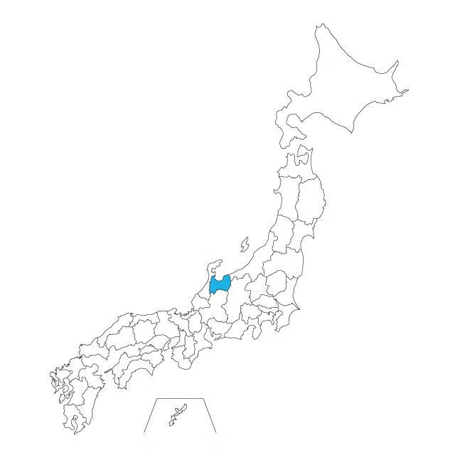 Japan Map Necklace - 47 Prefectures