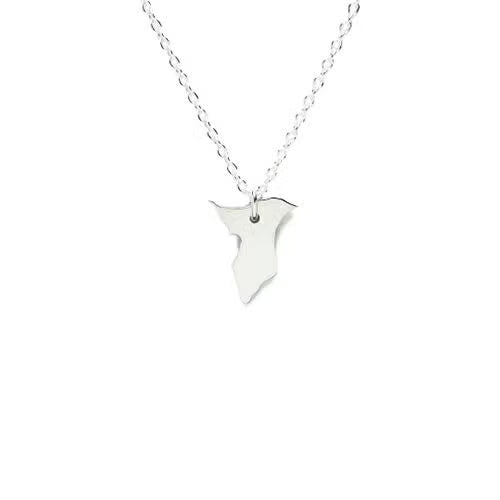 Japan Map Necklace - 47 Prefectures