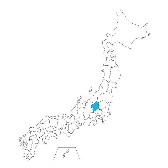 Japan Map Necklace - 47 Prefectures
