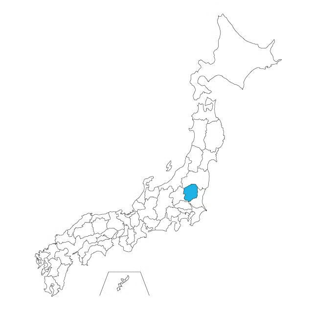 Japan Map Necklace - 47 Prefectures