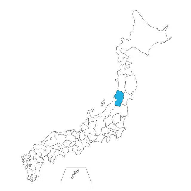 Japan Map Necklace - 47 Prefectures