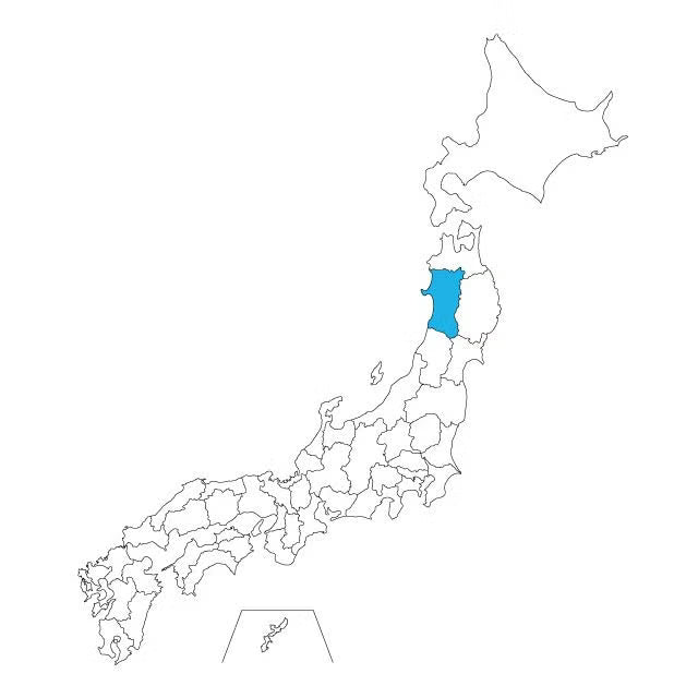 Japan Map Necklace - 47 Prefectures