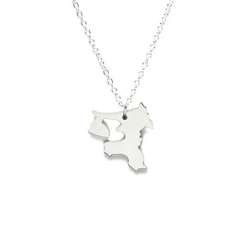 Japan Map Necklace - 47 Prefectures