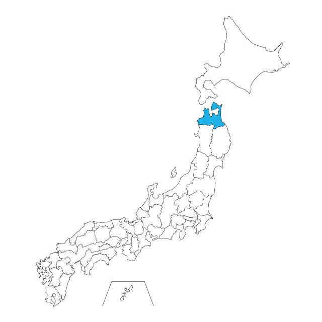 Japan Map Necklace - 47 Prefectures