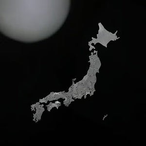 Japan Map Necklace - 47 Prefectures