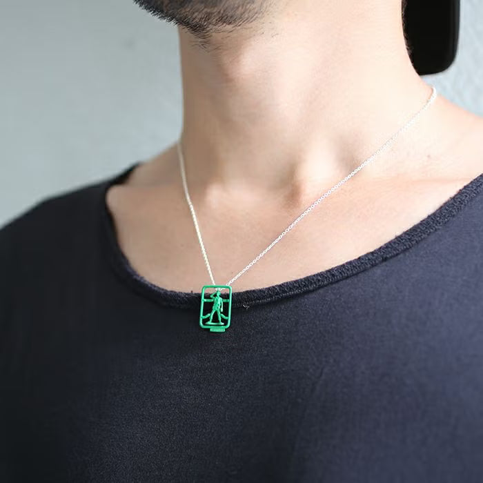 TOYSTORY Green Army Men Necklace