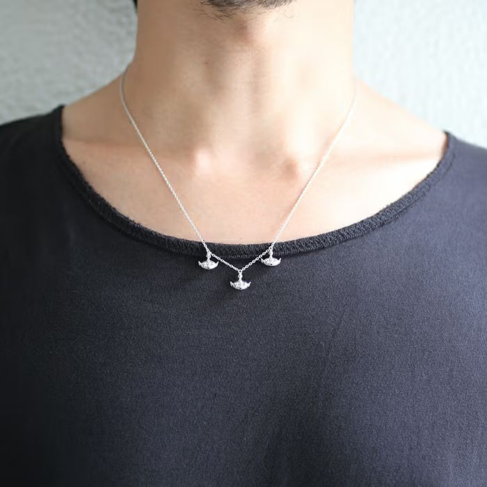 TOYSTORY Little Green Men x 3 Necklace - Silver