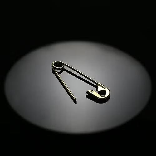 Customized Safety Pin S / Keychain - 18K Yellow Gold