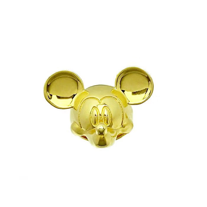 Mickey Mouse Face Ring - Gold Small