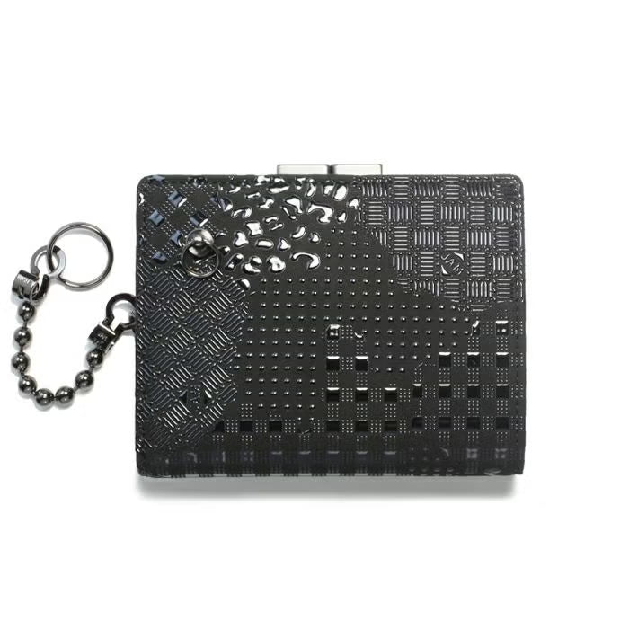 Inden - Inden-ya Birthstone Bifold Wallet/Clasp Bill Wallet, Yamanashi, Camouflage Pattern / Medium Wallet