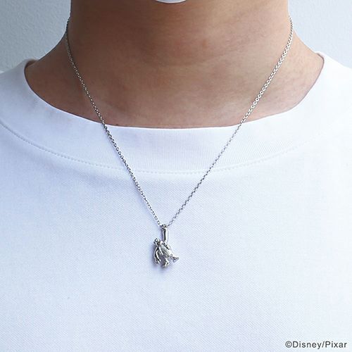 怪獸公司大學蘇利項鍊 - 銀色