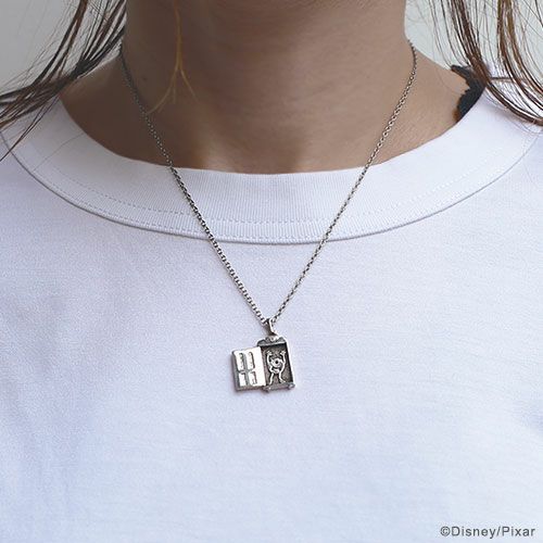 Monsters, Inc. Door Mike Necklace - Silver