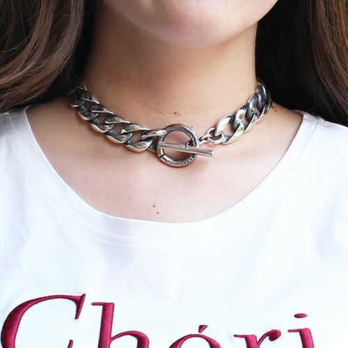 Classic Necklace (Kihei Chain) – Black Diamond – 45cm
