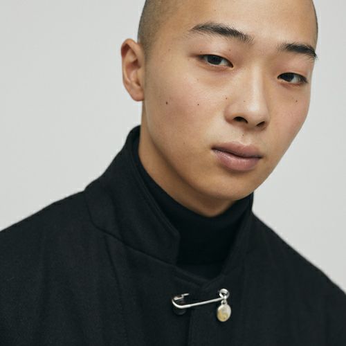 YINANDYANG Safety Pin with SHIN'SPARK Tao Mark Keychain