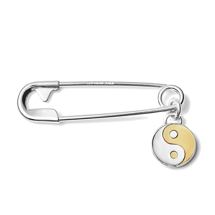 YINANDYANG Safety Pin with SHIN'SPARK Tao Mark Keychain