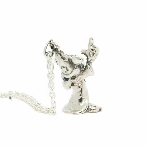 Mickey Mouse Fantasia Necklace - Silver