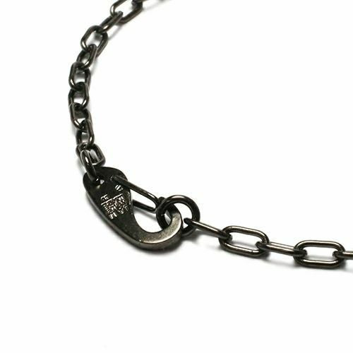 Magatama Simple Chain Necklace & Bracelet - Black